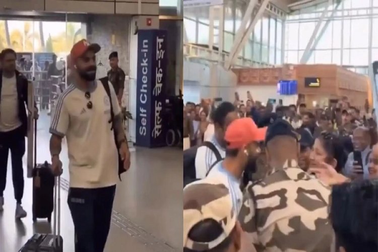 कोहली को देख क्रेजी हुई फीमेल फैन, क्रिकेटर ने कर दी इच्छा पूरी