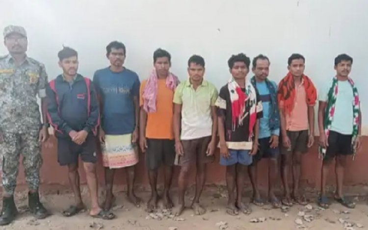 ग्रामीण युवक की हत्या में शामिल 7 नक्सली गिरफ्तार