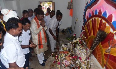 मर्दापाल के मड़ई मेला में शामिल हुए वन मंत्री कश्यप