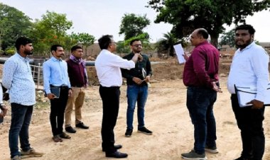 जल जीवन मिशन : प्रमुख अभियंता ने विभिन्न ग्रामों का किया निरीक्षण