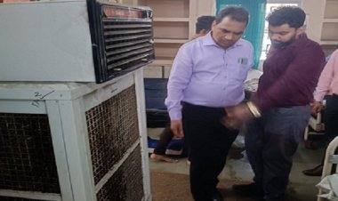 अधीक्षक डॉ. संतोष सोनकर ने किया अस्पताल का निरीक्षण