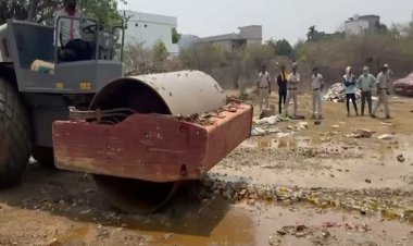 रायपुर पुलिस ने नष्ट की करोड़ों की अवैध शराब