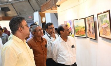नेहरु आर्ट गैलरी में गौतम सील की चित्रकला प्रदर्शनी उद्घाटित