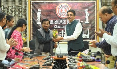 बिलासपुर संभागायुक्त सुनील जैन ने कार्यभार ग्रहण किया