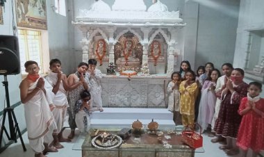 अक्षय तृतीया पर बच्चों ने की शांति की प्रार्थना, पहलगाम आतंकी हमले पर जताया रोष