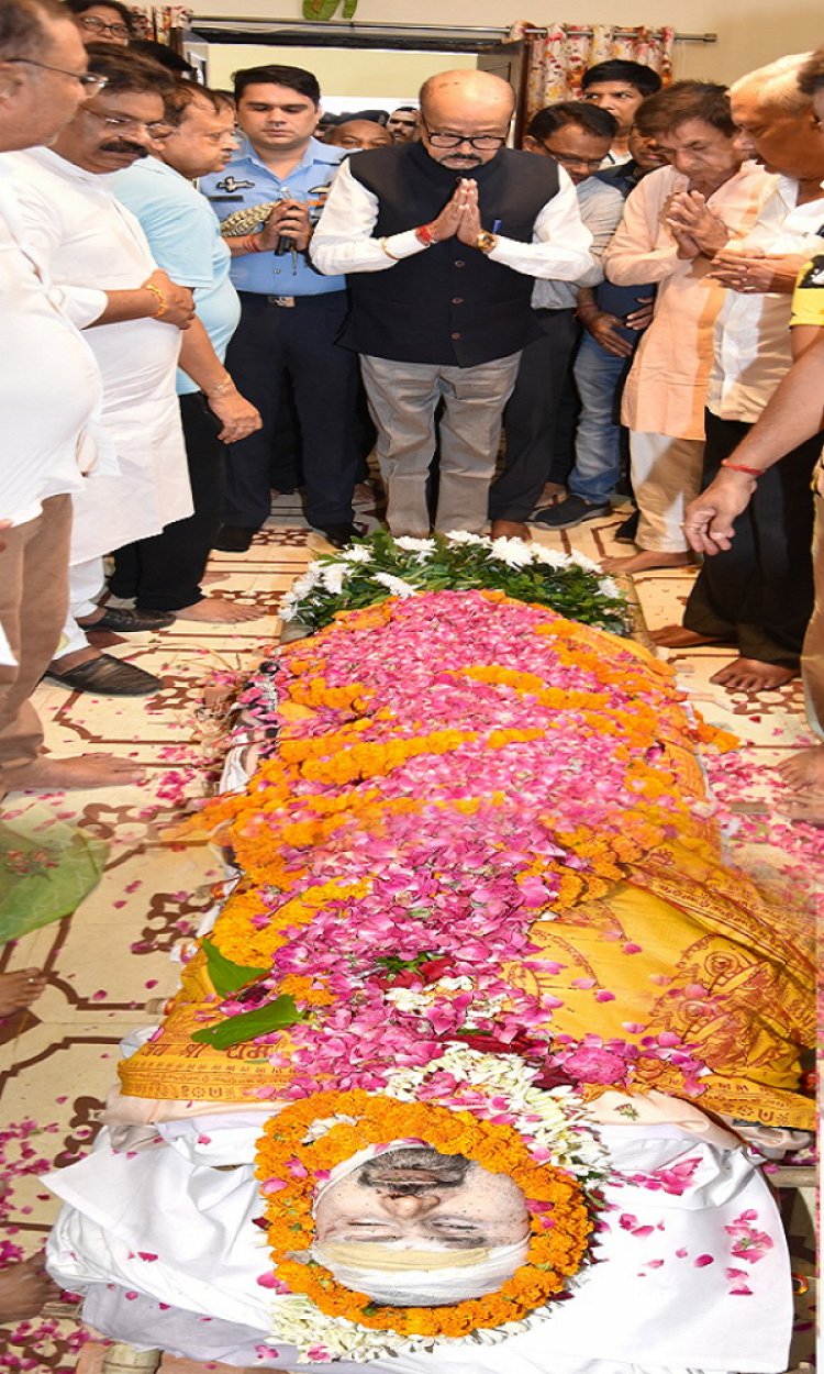 राज्यपाल श्री रमेन डेका ने आतंकी हमले  मे जान गंवाने वाले श्री मिरानिया को दी श्रद्धांजलि