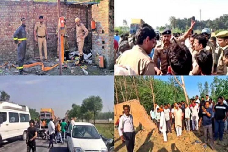 सहारनपुर के पटाखा फैक्ट्री में विस्फोट, मजदूरों के उड़े चीथड़े, 3 की दर्दनाक मौत