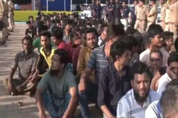 अवैध प्रवासियों पर बड़ा एक्शन, अहमदाबाद और सूरत में 500 से ज्यादा संदिग्ध हिरासत में लिए