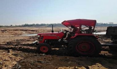 खनिजों के अवैध उत्खनन व परिवहन पर 04 ट्रेक्टर जप्त
