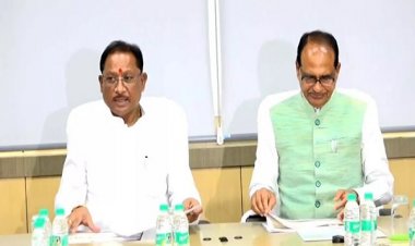 केंद्रीय मंत्री शिवराज सिंह चौहान और CM साय मंत्रालय में लें रहे मीटिंग