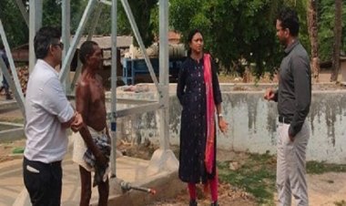 सुशासन तिहार : क्रेडा सीईओ का कोण्डागांव जिले में दौरा