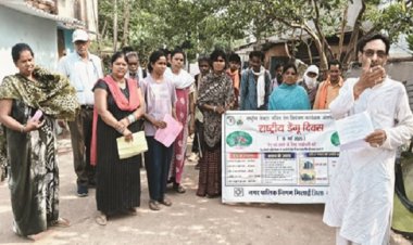 भिलाई निगम ने निकाला विश्व डेंगू दिवस पर जागरूकता रैली