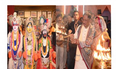 मुख्यमंत्री ग्राम दोकड़ा में भगवान जगन्नाथ मंदिर के प्राण प्रतिष्ठा कार्यक्रम में शामिल हुए