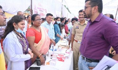 समाधान शिविर में लोगों के आवेदनों का हो रहा त्वरित निराकरण : प्रभारी सचिव