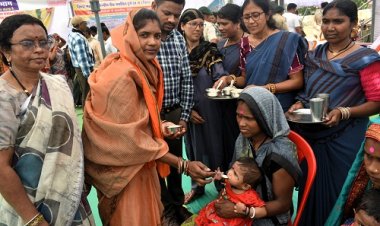 वनांचल के ग्राम मंगचुवा में समाधान शिविर संपन्न