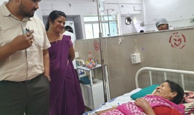 जिला अस्पताल कैंटीन का औचक निरीक्षण