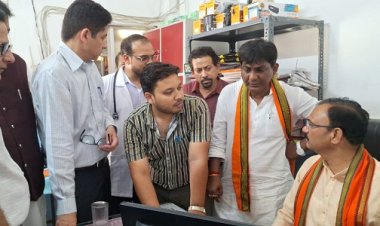 स्वास्थ्य मंत्री ने महासमुंद के स्वास्थ्य संस्थानों का निरीक्षण किया
