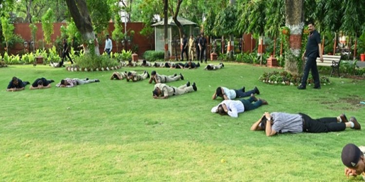 आपात स्थिति से निपटने के लिए राजभवन में मॉकड्रिल