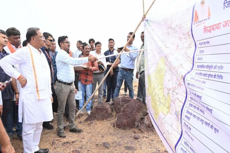 सिद्धबाबा जलाशय बनेगा सिंचाई का मजबूत आधार: मुख्यमंत्री श्री विष्णुदेव साय