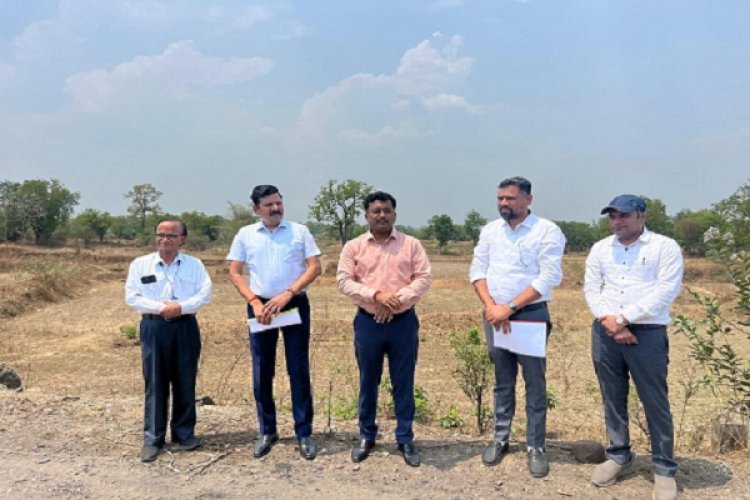 सोनमणी बोरा ने किया आबंटित भूमि का निरीक्षण