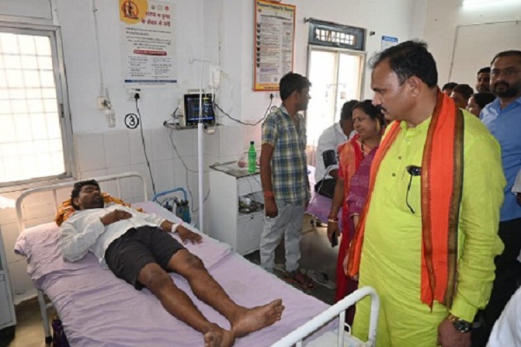 स्वास्थ्य मंत्री ने किया सीएचसी लवन का निरीक्षण