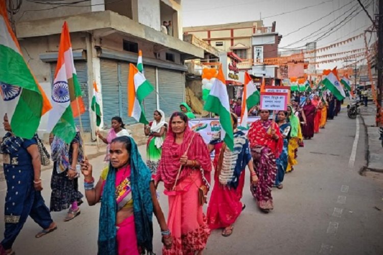 देशभक्तिपूर्ण वातावरण से सराबोर रहा जिले के विभिन्न स्थानों में आयोजित तिरंगा यात्रा