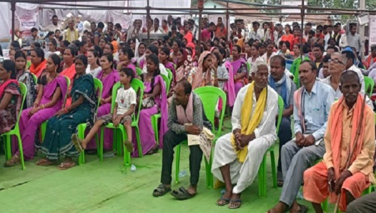 लाटापारा में आयोजित हुआ शिविर