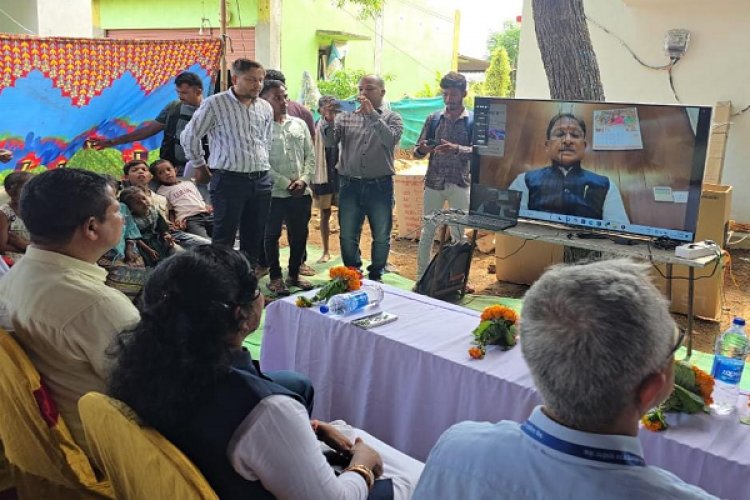 सीएम साय ने पामेड़ में ग्रामीण बैंक की शाखा का वर्चुअल शुभारंभ किया