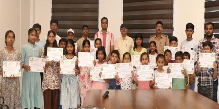 नंदनवन जंगल सफारी में समर कैंप का समापन