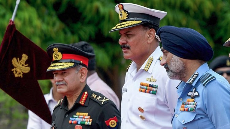 सेना-नौसेना-वायु सेना में एकीकृत सैन्य कमान के लिए नियम तय