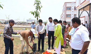प्रमुख सचिव सोनमणि बोरा ने टीआरटीआई परिसर में किया पौधारोपण