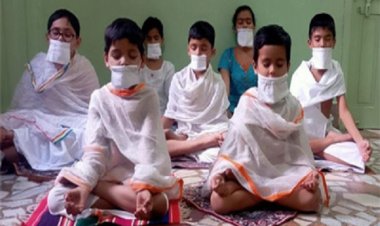 बच्चों की करुण पुकार, बन्द हो पशुओं पर अत्याचार – नवकार जाप कर प्रार्थना