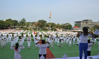 शान्ति सरोवर में सात दिवसीय योग महोत्सव का शुभारम्भ