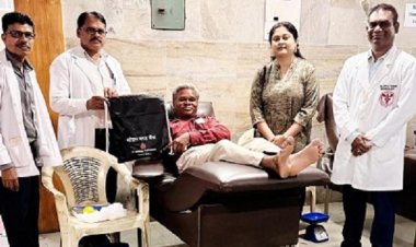 विश्व रक्तदान दिवस पर भव्य रक्तदान शिविर एवं श्रद्धांजलि सभा का आयोजन