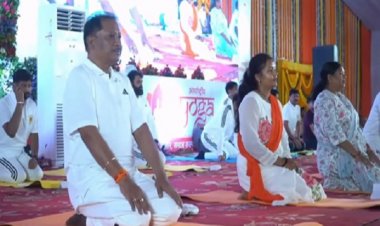 योग मानवता को भारत की अमूल्य देन, इस बार 'योग संगम-हरित योग' थीम:सीएम साय