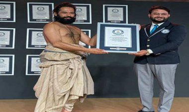 अंतरराष्ट्रीय योग दिवस पर अक्षर योग केंद्र ने बनाए 12 गिनीज वर्ल्ड रिकॉर्ड