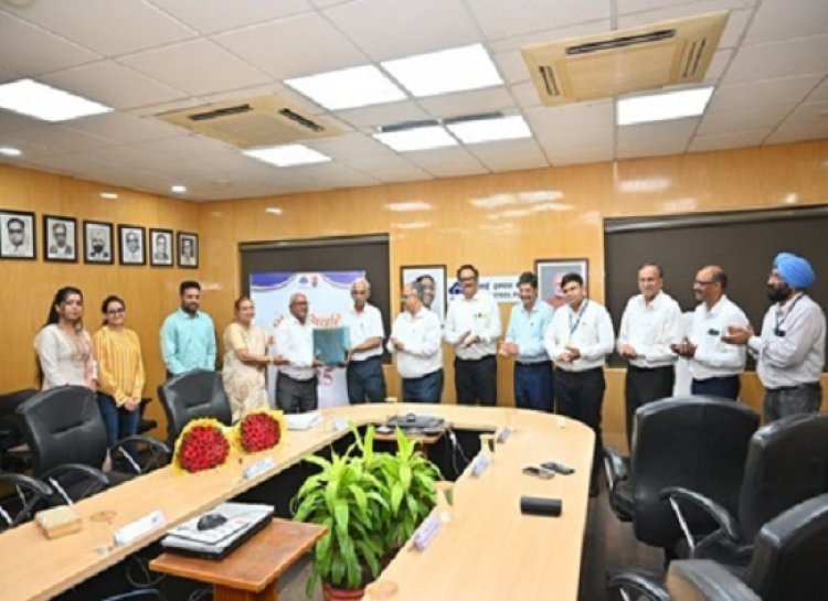 सेवानिवृत्ति पर बीएसपी प्रबंधन ने दी भावभीनी विदाई