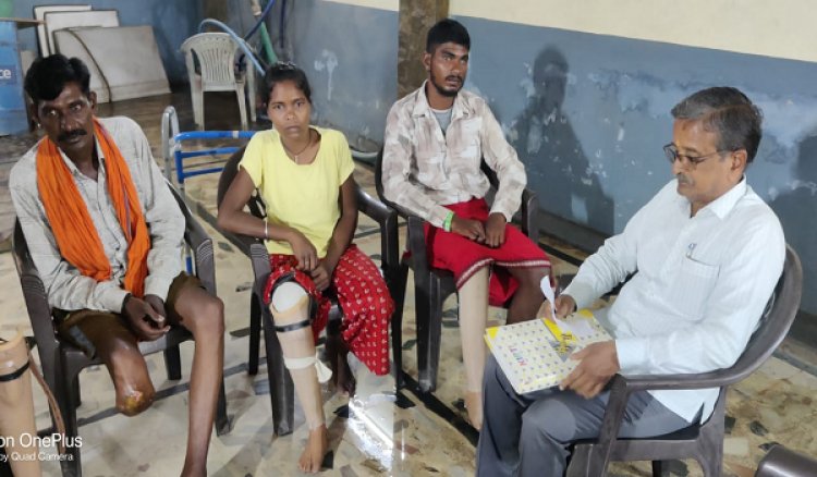 जयपुर पैर से नई राह पर बूंदों कुजूर, 8 दिव्यांगों को मिला सहारा