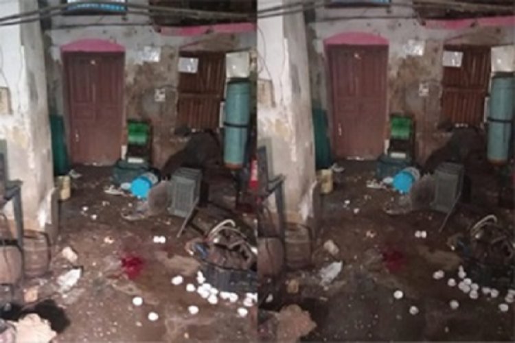 सुभाष बर्फ फैक्ट्री में ऑक्सीजन सिलेंडर हुआ ब्लास्ट, संचालक की मौत, चार गंभीर