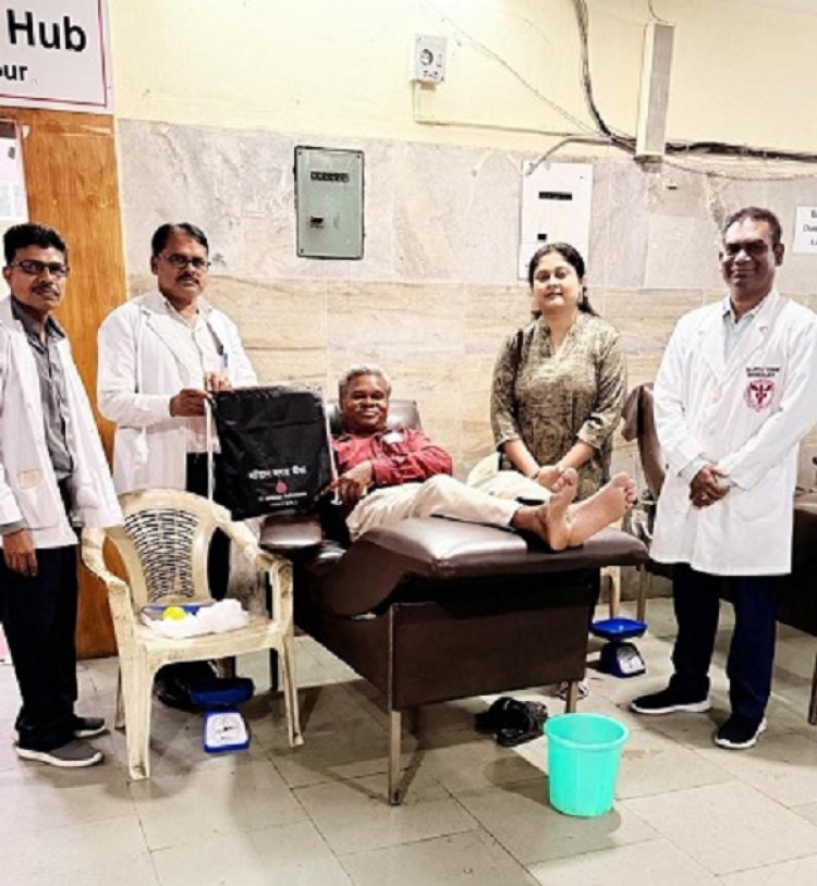 विश्व रक्तदान दिवस पर भव्य रक्तदान शिविर एवं श्रद्धांजलि सभा का आयोजन