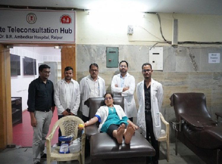 विश्व रक्तदान दिवस पर भव्य रक्तदान शिविर एवं श्रद्धांजलि सभा का आयोजन