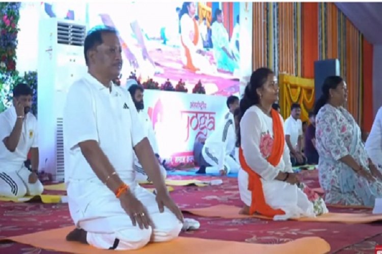योग मानवता को भारत की अमूल्य देन, इस बार 'योग संगम-हरित योग' थीम:सीएम साय