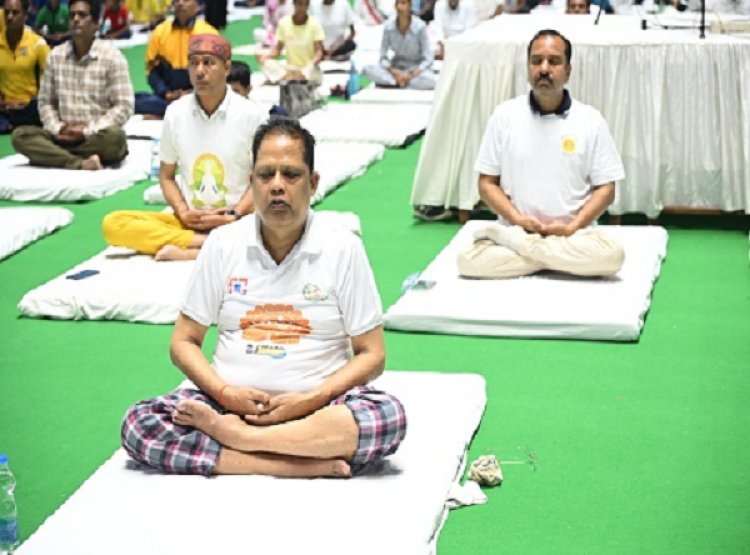 योग भारत की प्राचीन संस्कृति और सभ्यता, जिसे पूरे विश्व ने अपनाया : अमर अग्रवाल