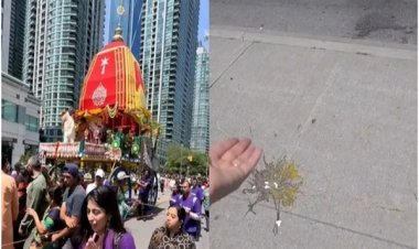 कनाडा में भगवान जगन्नाथ की रथयात्रा पर फेंके गए अंडे