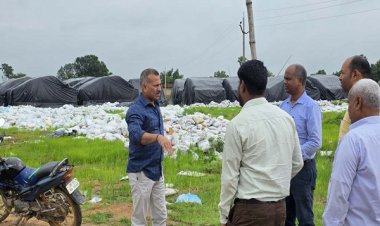 कलेक्टर ने किया घंघरी व सूर धान संग्रहण केंद्रों का निरीक्षण