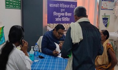 निःशुल्क कैंसर जांच एवं परामर्श शिविर का सफल आयोजन, 36 मरीजों की हुई जांच
