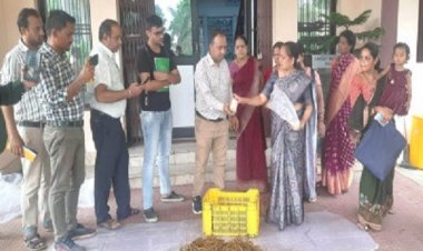 कृषि विज्ञान केन्द्र में मशरूम उत्पादन का प्रशिक्षण