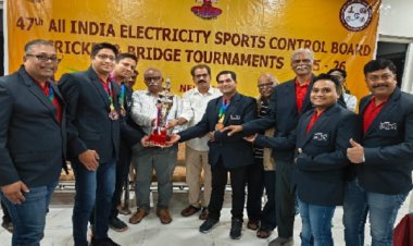 छत्तीसगढ़ की टीम ने अखिल भारतीय विद्युत ब्रिज प्रतियोगिता में जीते 3 पदक