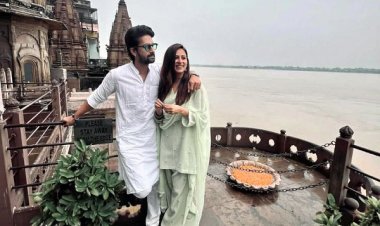 श्रावण सोमवार पर काशी पहुंचे रवि-सरगुन, फैंस को दी झलक