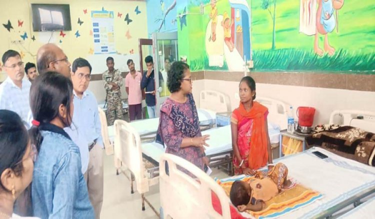 कलेक्टर ने किया जिला चिकित्सालय का निरीक्षण